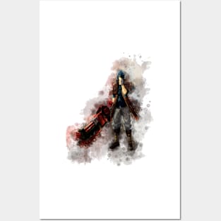 God Eater Lindow - watercolor Posters and Art